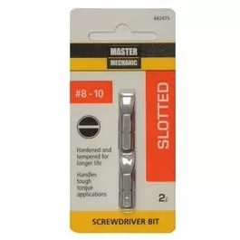 master-mechanic1-in-2-pack-8-slotted-insert-bit-tip Master Mechanic1-In. 2-Pack #8 Slotted Insert Bit Tip
