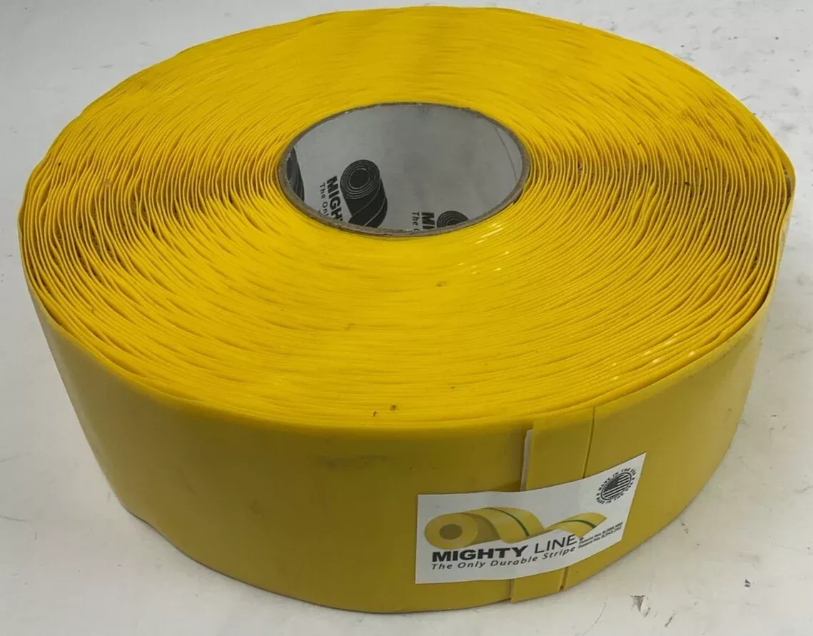 mighty-line-yellow-durable-floor-tape-3-x-100 MIGHTY LINE YELLOW DURABLE FLOOR TAPE 3" X 100'