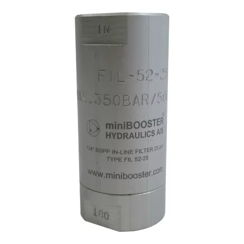miniBOOSTER | FIL-52-25 | In-line Filter
