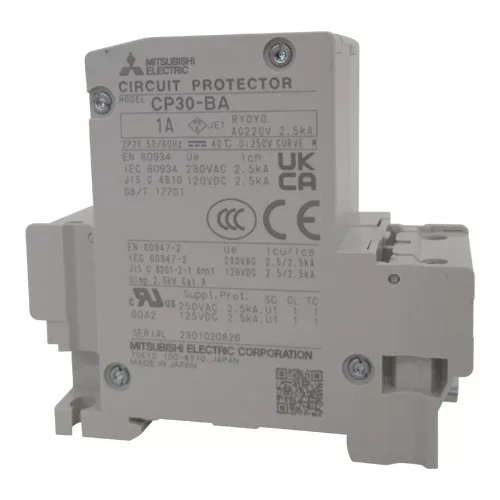 mitsubishi-cp30-ba-2p-1-m-1a-circuit-protector Mitsubishi | CP30-BA 2P 1-M 1A | Circuit Protector