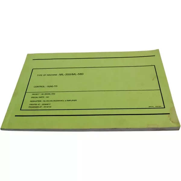 ML-350/ML-580 0i(M)-TD Manual