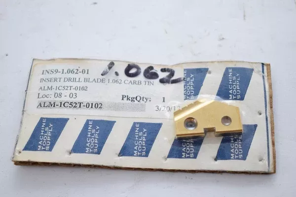 NEW Allied Machine & Engineering 1C52T-0102 Insert Drill Blade 1.062
