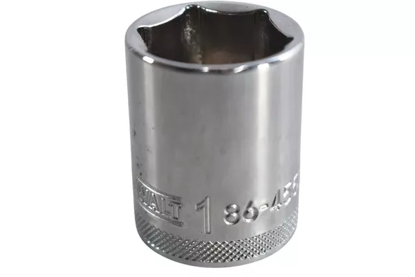 NEW Dewalt Socket Polished Chrome 6-Point 1'' x 1/2'' Drive 86-455D
