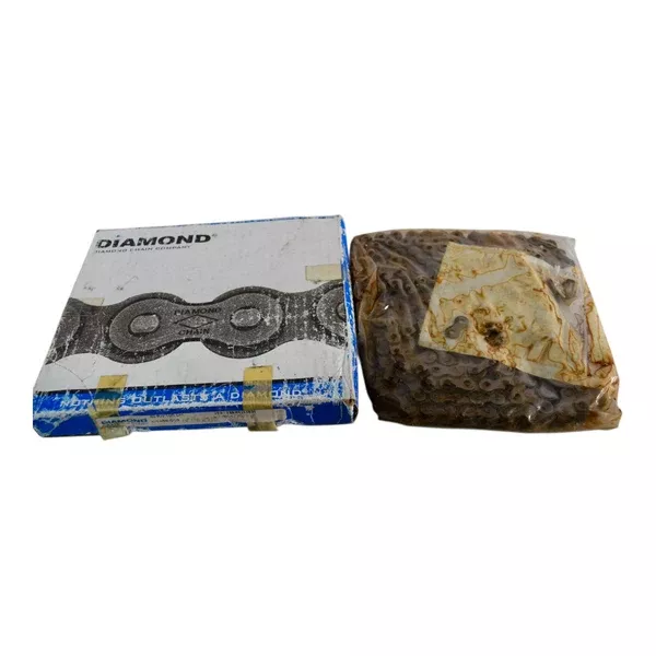 new-diamond-chain-40-riv-10ft-ch-x-1466-010-riveted-roller-chain-1-2-pitch-ansi NEW Diamond Chain 40 RIV 10FT CH X-1466-010 Riveted Roller Chain 1/2 Pitch ANSI