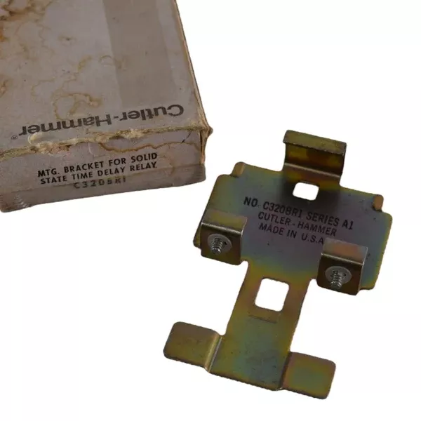 new-eaton-cutler-hammer-c320br1-mounting-bracket-solid-state-time-delay-relay NEW Eaton Cutler Hammer C320BR1 Mounting Bracket Solid State Time Delay Relay
