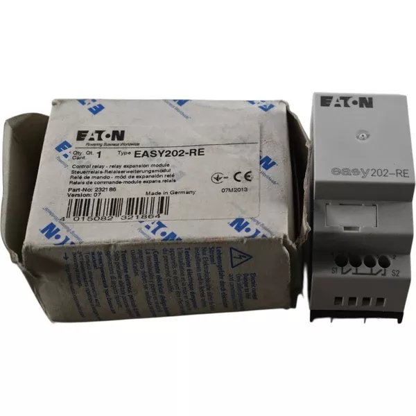 new-eaton-easy202-re-easy-programmable-relay-expansion-module-12-input-2-relay NEW Eaton EASY202-RE Easy Programmable Relay Expansion Module 12 Input 2 Relay