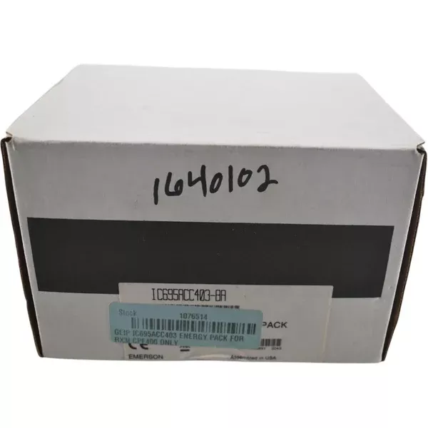 NEW Emerson IC695ACC403-BA PACSystems RX3i Energy Pack Capacitor Module PLC