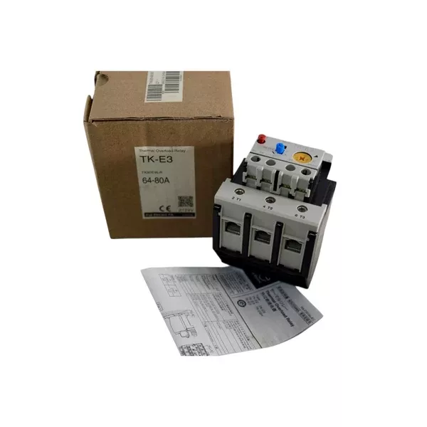 new-fuji-electric-tk-e3-tk80e-thermal-overload-relay-64-80a-motor-protector NEW Fuji Electric TK-E3 TK80E Thermal Overload Relay 64-80A Motor Protector