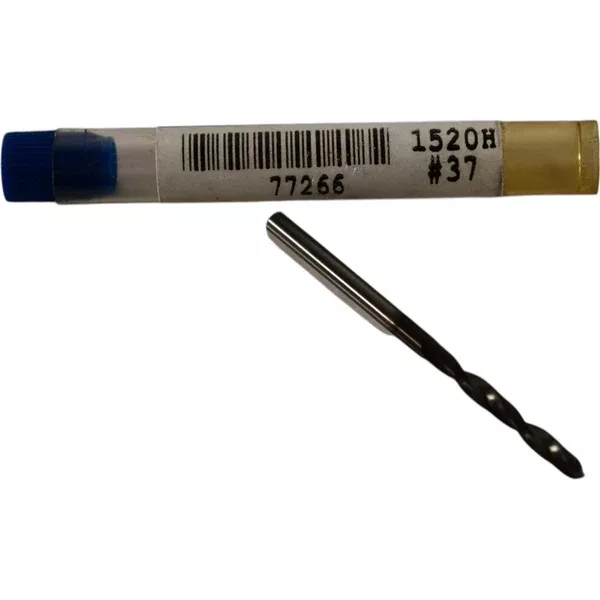 new-garr-77255-1520h-solid-carbide-stub-drill-37-0-1040-135-point NEW GARR 77255 1520H Solid Carbide Stub Drill - #37 (0.1040'') 135� Point