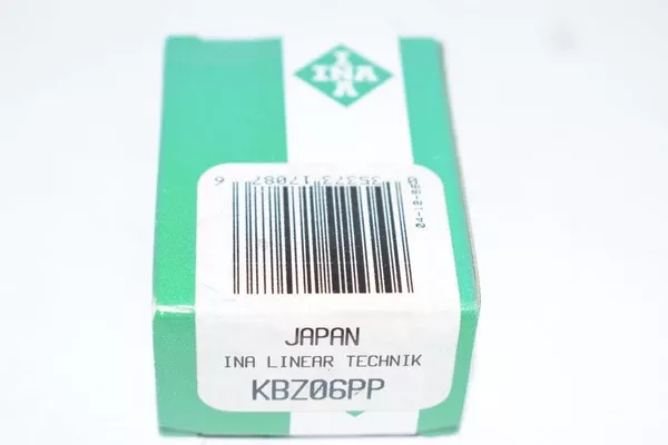 NEW INA KBZ06PP LINEAR BALL BEARING