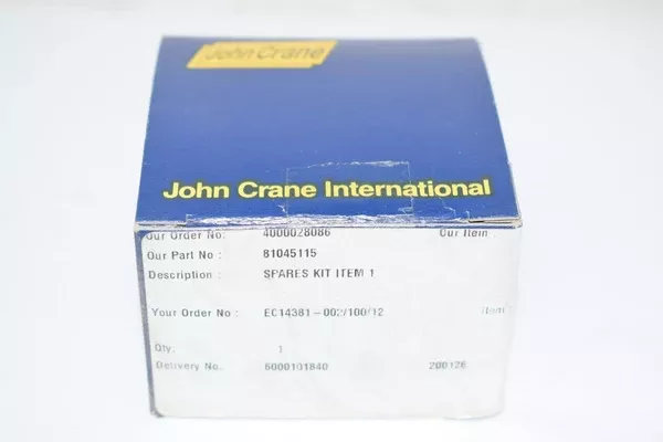 NEW John Crane 81045317 Mechanical Seal Spares Kit