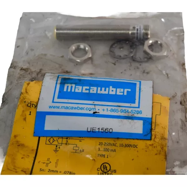 new-macawber-ue1560-proximity-sensor-switch NEW Macawber UE1560 Proximity Sensor Switch