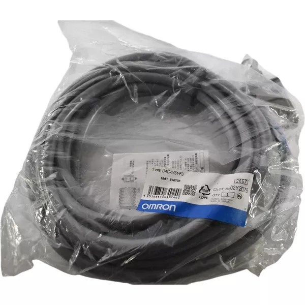 new-omron-d4c1761f3-5m-compact-limit-switch-center-roller-lever-ip67 NEW Omron D4C1761F3 5M Compact Limit Switch Center Roller Lever IP67