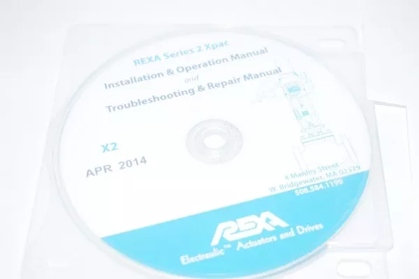 NEW Rexa Series Xpac Installation Operation Software