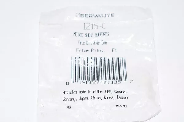 NEW Servalite 1215-C Gold Insert Fits Hole Dia: 5MM
