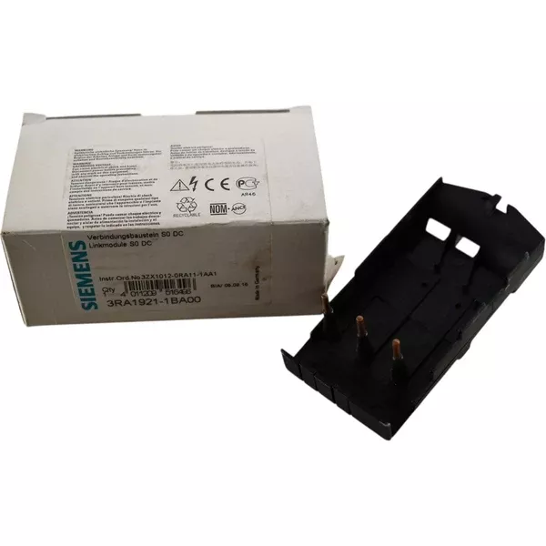 new-siemens-3ra1921-1ba00-link-module-size-s0-dc-connecting-module NEW Siemens 3RA1921-1BA00 Link Module Size S0 DC Connecting Module