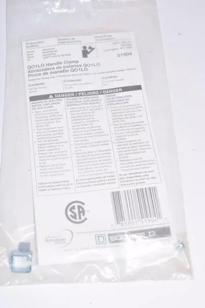 NEW Square D Q01L0 Handle Clamp