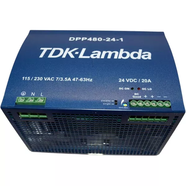new-tdk-lambda-dpp480-24-1-din-rail-power-supply-ac-dc-24vdc-20a-480w NEW TDK-Lambda DPP480-24-1 DIN Rail Power Supply AC-DC 24VDC 20A 480W
