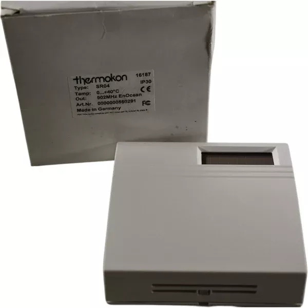 NEW Thermokon SR04 TEMPERATURE SENSOR WIRELESS 902 MHZ SOLAR CELL POWER SUPPLY