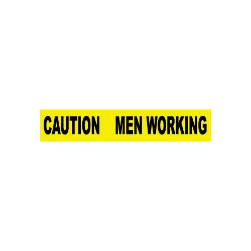 nmc-3-w-x-1000-l-yellow-barricade-tape-caution-men-working NMC 3"W x 1000'L Yellow Barricade Tape, "Caution Men Working"