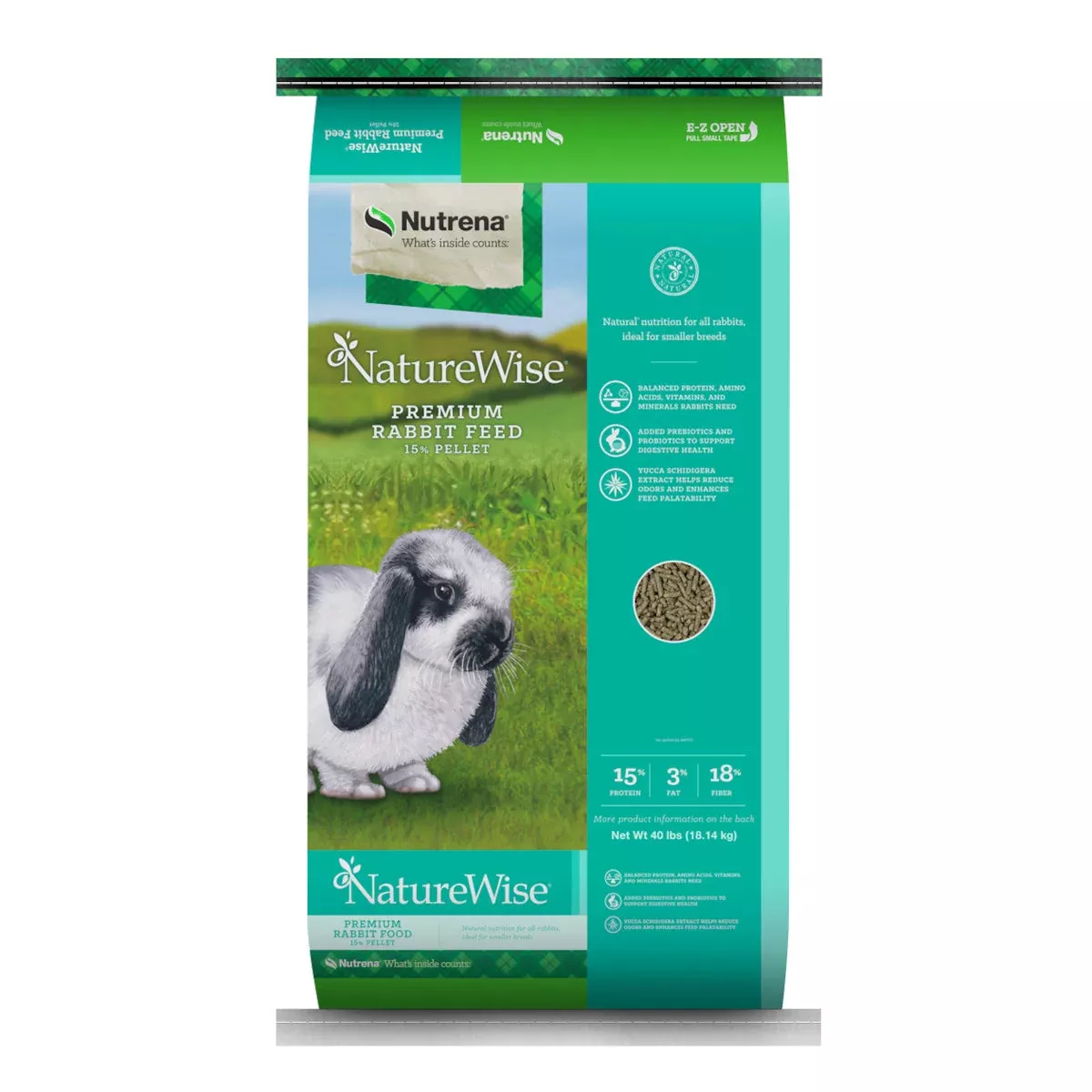 Nutrena NatureWise 15% Premium Rabbit Feed