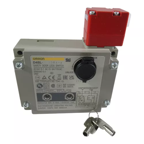 omron-d4bl-1dra-safety-door-switch Omron | D4BL-1DRA-A | Safety-Door Switch