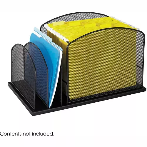 onyx-hanging-file-2-upright-sections-desktop-organizer Onyx™ Hanging File/2 Upright Sections Desktop Organizer