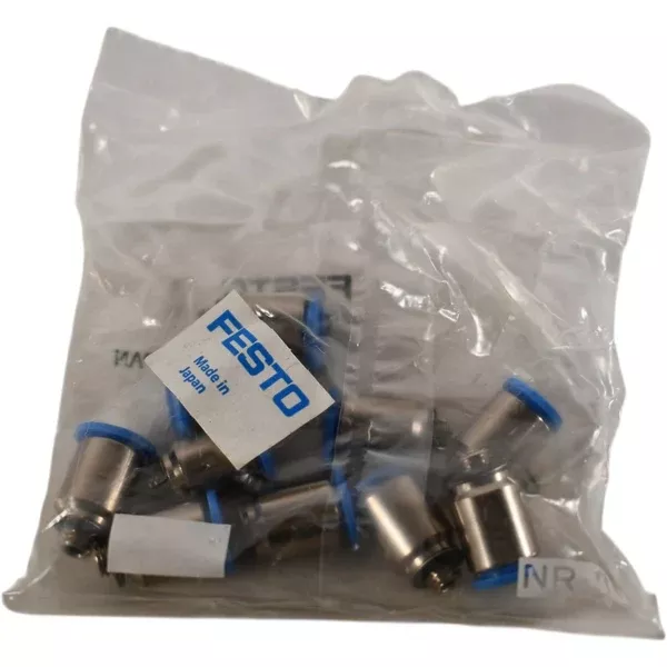 pack-10-new-festo-153317-fittings-qsm-m5-6-i-m5-thd-6mm-tube (Pack of 10) NEW Festo 153317 Fittings | QSM-M5-6-I | M5 Thd | 6mm Tube