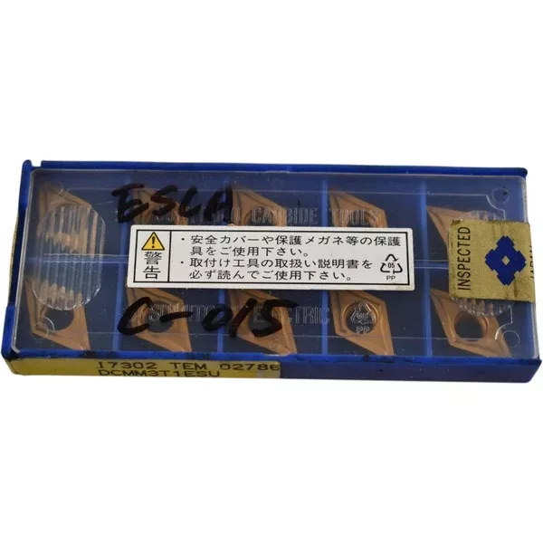 Pack of 10 NEW Sumitomo DCMM3T1ESU Grade- AC2000 Carbide Insert Indexable