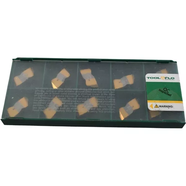 Pack of 10 NEW Tool-Flo FLTK-3L GP3R Carbide Threading Inserts