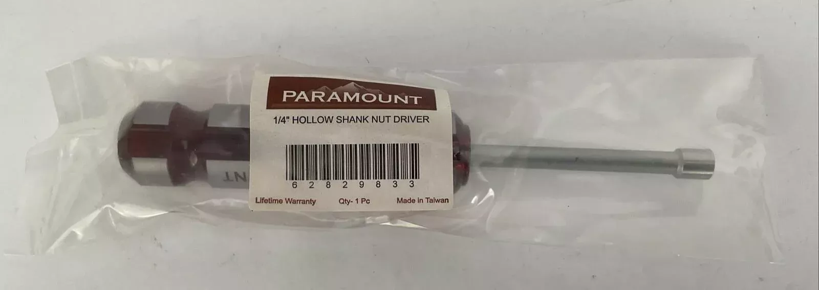 PARAMOUNT 62829833 1/4" HOLLOW SHANK NUT DRIVER