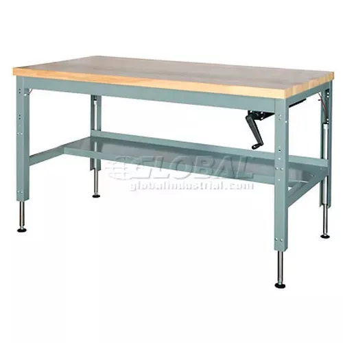 parent-standard-workbench-w-c-channel-leg-maple-square-edge-72-w-x-30-d-gray Parent Standard Workbench W/ C Channel Leg, Maple Square Edge, 72"W x 30"D, Gray