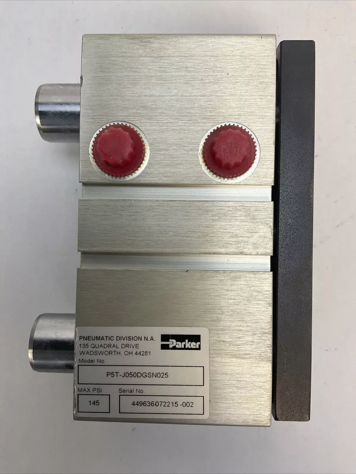 parker-p5t-j050dgsn025-short-stroke-thruster-145psi PARKER P5T-J050DGSN025 SHORT STROKE THRUSTER 145PSI