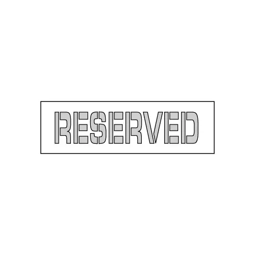 parking-lot-stencil-58x8-reserved Parking Lot Stencil 58x8 - Reserved