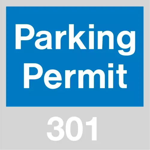 parking-permit-blue-windshield-301-400 Parking Permit - Blue Windshield 301 - 400