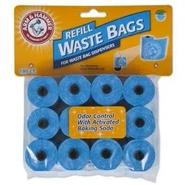 Pet Waste Refill Bags, For Dispenser, 180-Ct.