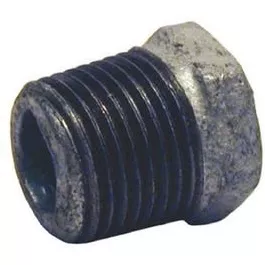 Pipe Fitting, Hex Bushing, Galvanized, 3/8 x 1/8-In.