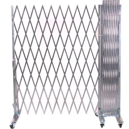 Portable Security Gate 12'W x 6' In-Use, 6'6" Collapsed Height