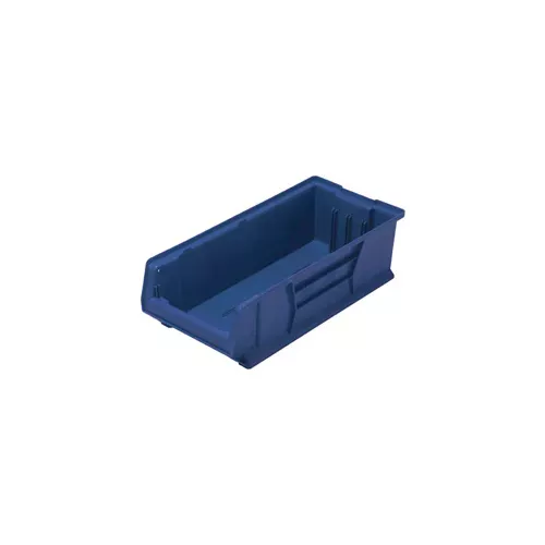 quantum-storage-plastic-hulk-stacking-bin-24-l-x-11-w-x-7-h-blue-pkg-qty-4 Quantum Storage Plastic Hulk Stacking Bin, 24"L x 11"W x 7"H, Blue - Pkg Qty 4