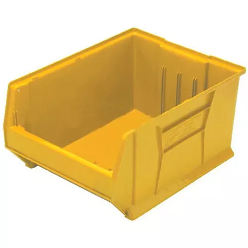 quantum-storage-plastic-hulk-stacking-bin-30-l-x-16-1-2-w-x-15-h-yellow Quantum Storage Plastic Hulk Stacking Bin, 30"L x 16-1/2"W x 15"H, Yellow