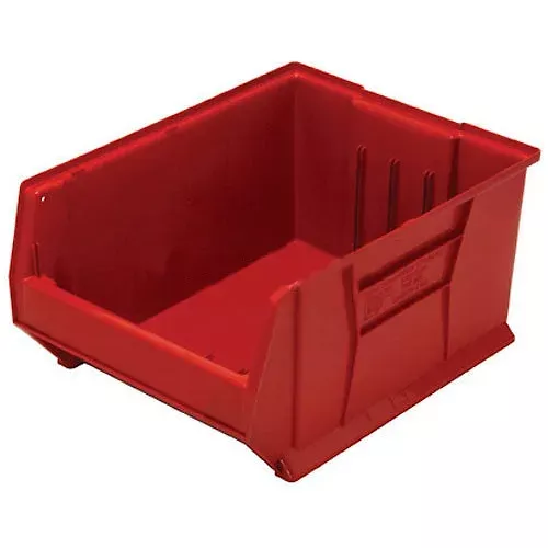 quantum-storage-plastic-hulk-stacking-bin-30-l-x-18-1-4-w-x-12-h-red Quantum Storage Plastic Hulk Stacking Bin, 30"L x 18-1/4"W x 12"H, Red