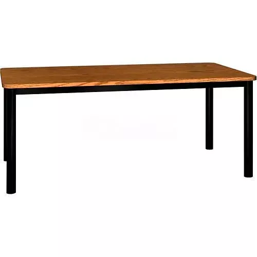 rectangle-library-table-72-w-x-36-l-x-29-h-oak Rectangle Library Table - 72"W x 36"L x 29"H Oak