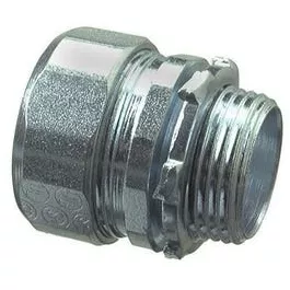 Rigid Compression Connector, Indoor, 1/2-In., 2-Pk.