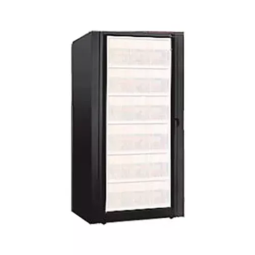 rotary-file-cabinet-components-base-starter-unit-letter-7-high-black Rotary File Cabinet Components, Base Starter Unit, Letter, 7-High, Black