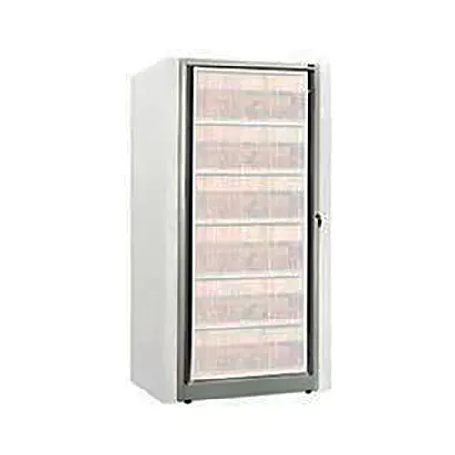 rotary-file-cabinet-components-base-starter-unit-letter-8-high-bone-white Rotary File Cabinet Components, Base Starter Unit, Letter, 8-High, Bone White