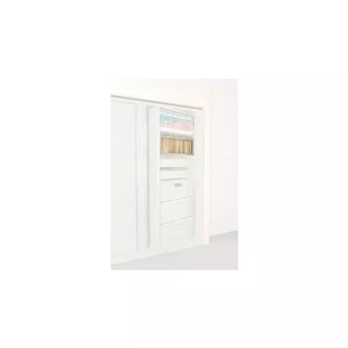 rotary-file-cabinet-components-letter-depth-hanging-folder-drawer-bone-white Rotary File Cabinet Components, Letter Depth Hanging Folder Drawer, Bone White