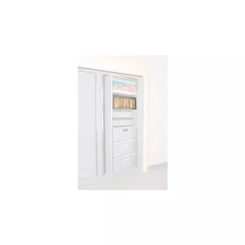 rotary-file-cabinet-components-letter-depth-hanging-folder-drawer-light-gray Rotary File Cabinet Components, Letter Depth Hanging Folder Drawer, Light Gray