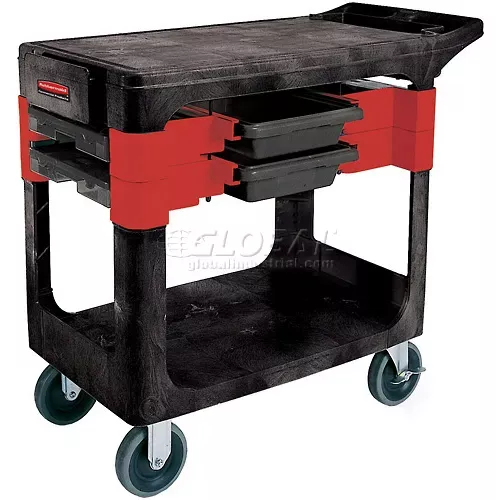 rubbermaid-6180-black-trades-cart Rubbermaid 6180 Black Trades Cart