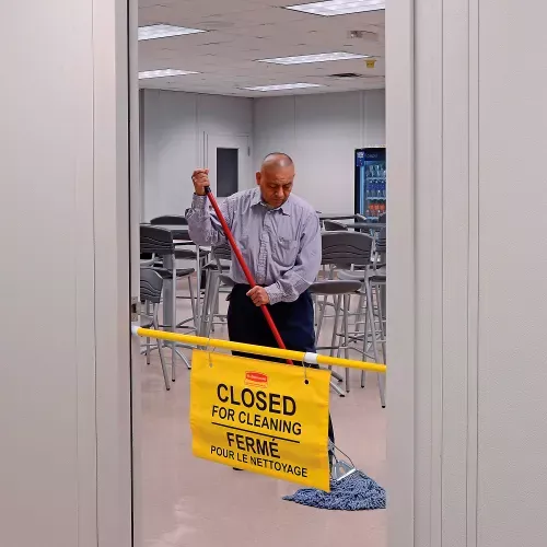 Rubbermaid 9S16 Site Safety Hanging Sign - Pkg Qty 6
