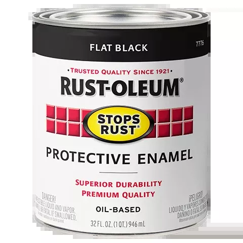 rust-oleum-protective-enamel-brush-on-paint-flat-black Rust-Oleum Protective Enamel Brush-On Paint Flat Black